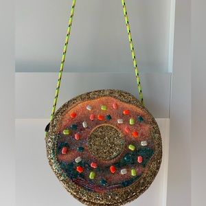 Glitter Donut Purse